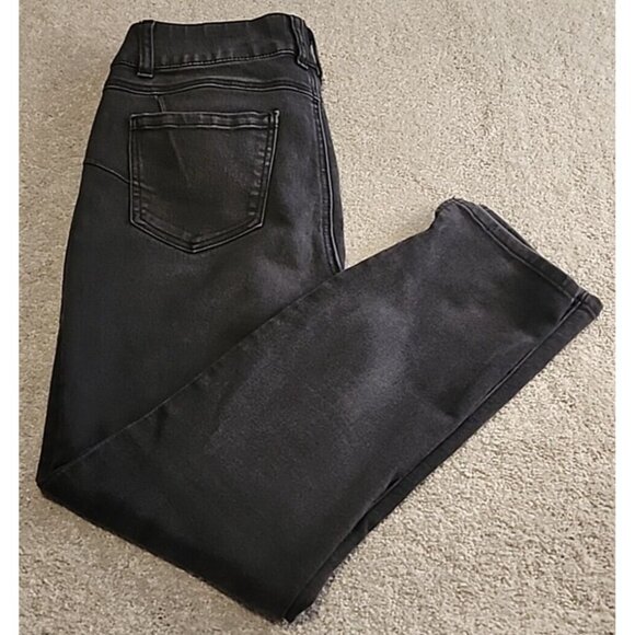 D JEANS Womens Size 10 Black Cotton Blend Skinny Ankle Denim Jeans Stretch - Picture 2 of 15